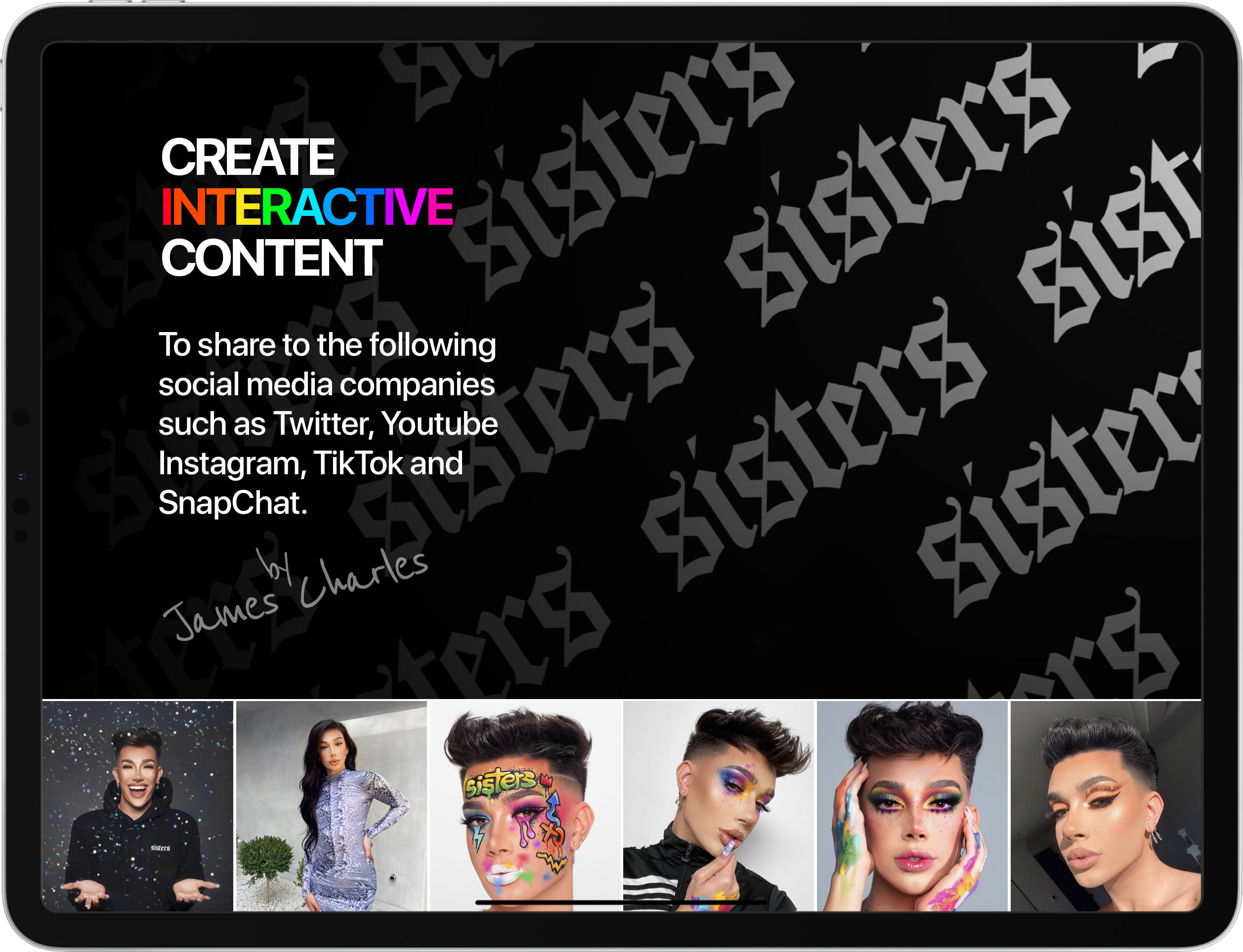 Paul Yanez James Charles Sisters Apparel